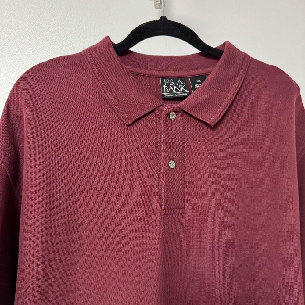 Set Of 2 Jos. A. Bank Traveler's Collection Casual Fall Short Sleeve Polos XXL - Picture 4 of 16